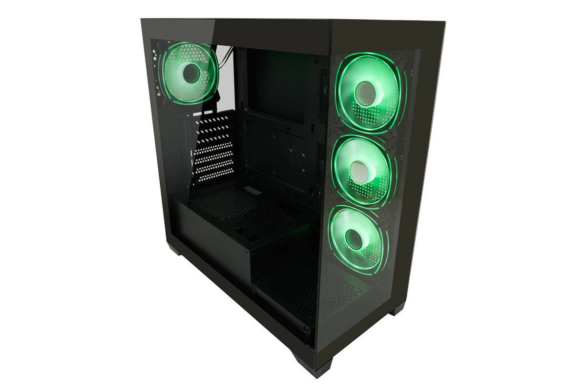 LC-Power 715B - Midi-Tower Gaming - ATX - Seitenteil mit Fenster (gehärtetes Glas)-2