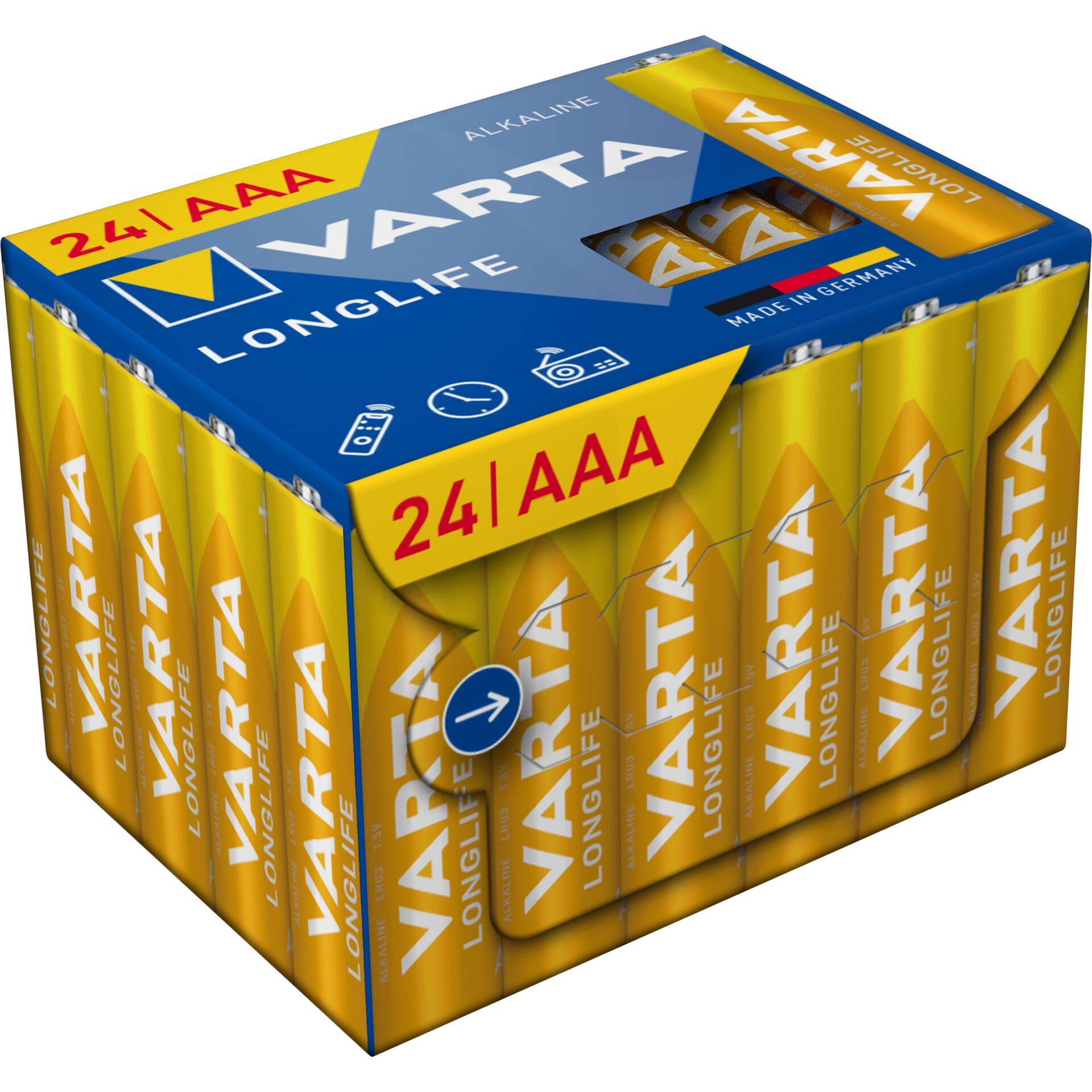 VARTA - Longlife AAA 24 St. - Batterie - Micro - Batterie - Micro (AAA)-0