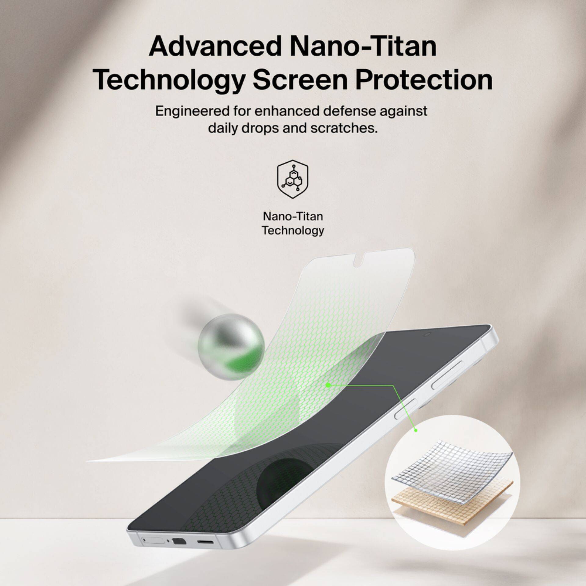 Belkin ScreenForce Titan EcoGuard - Bildschirmschutz-4