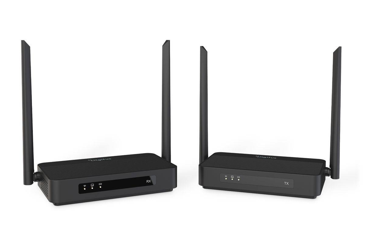 DIGITUS Wireless HDMI Extender KVM Set bis 100m 4K/60Hz Multimedia-Technik Bildübertragung-3