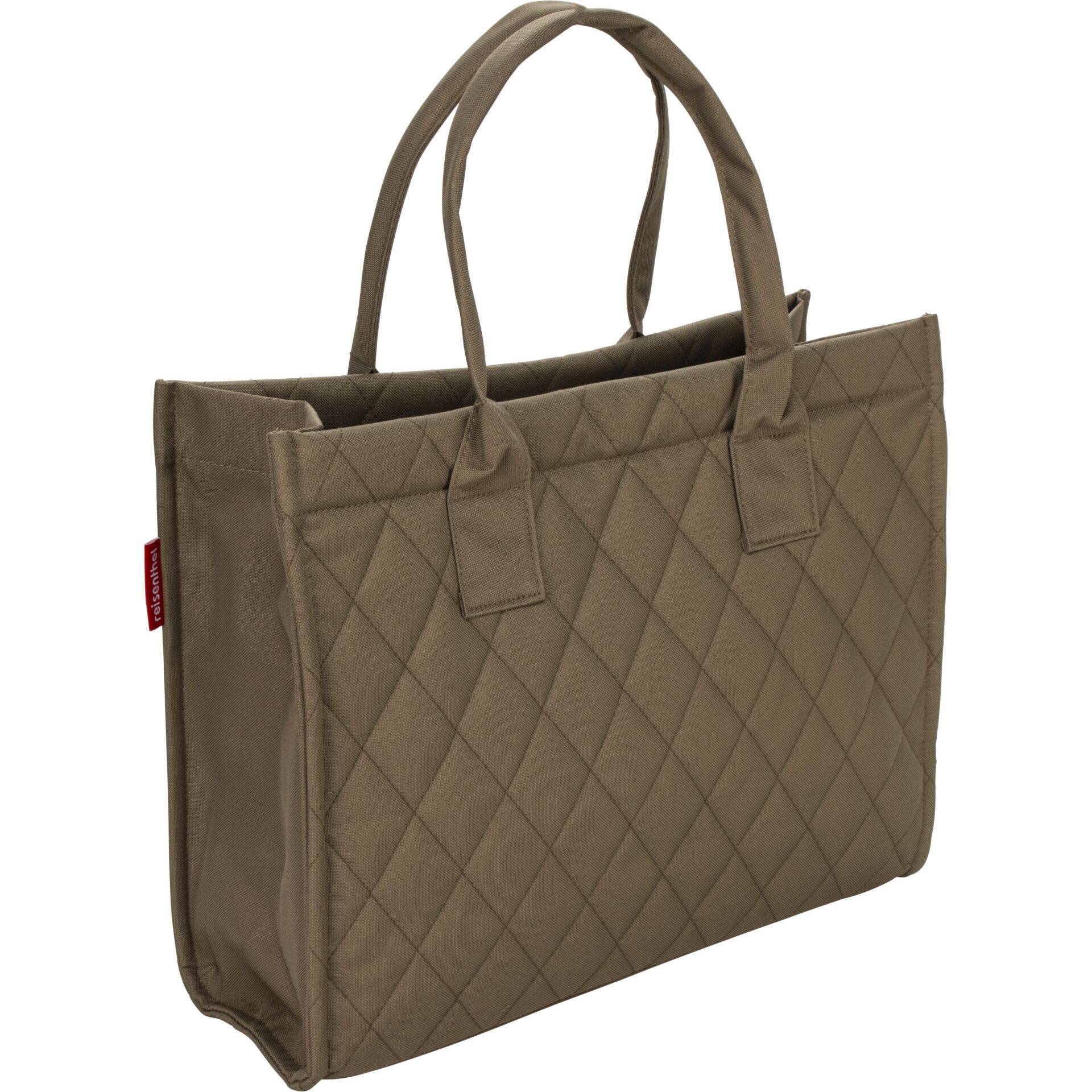 REISENTHEL - Tasche daily shopper Rhombus olive-0