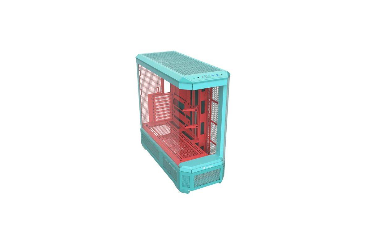 Thermaltake View 600 TG Mint Strawberry - Tower - ATX-5