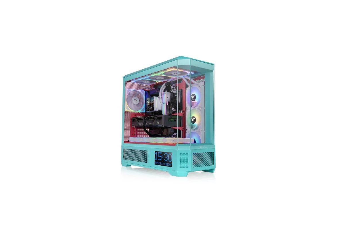Thermaltake View 600 TG Mint Strawberry - Tower - ATX-0