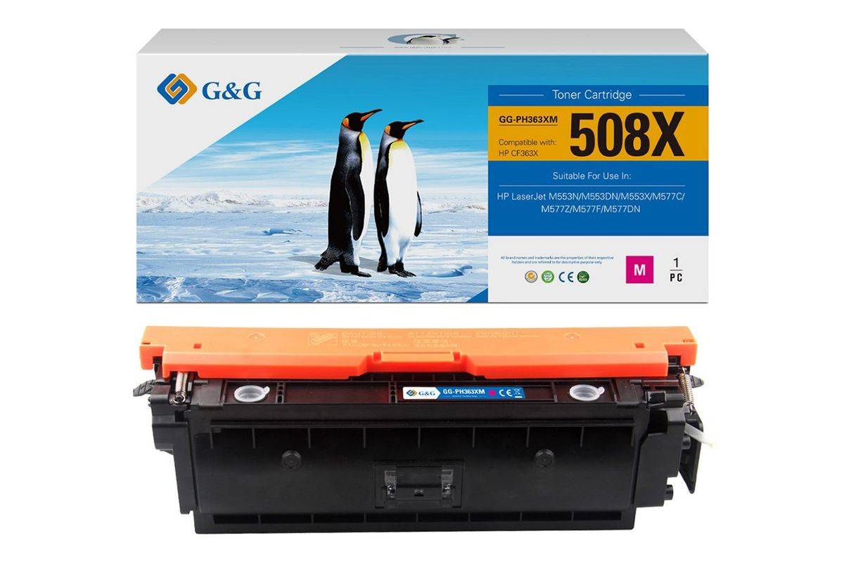 G&G | Ninestar XL-Toner kompatibel mit HP CF363X/508X - Kompatibel - Tonereinheit-0