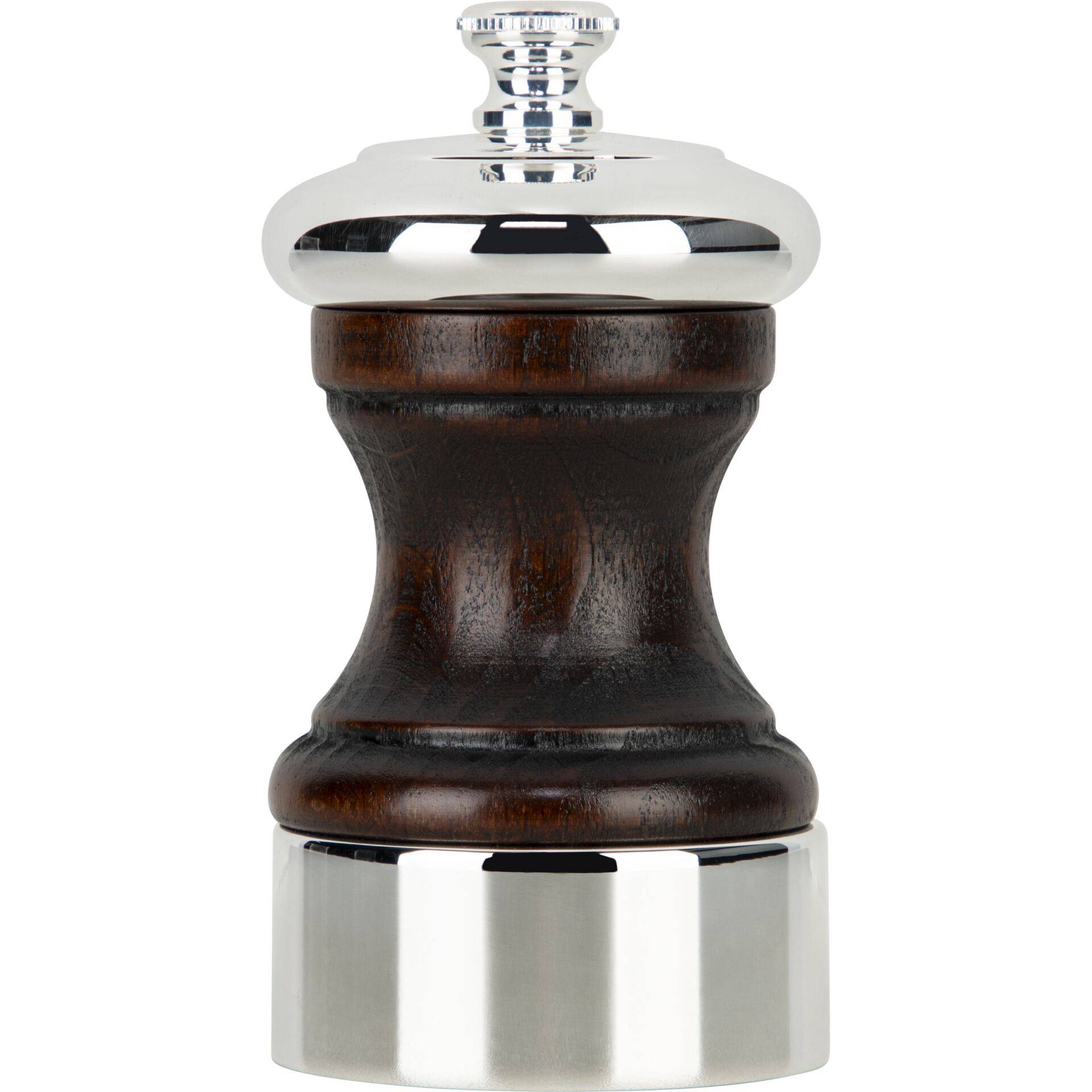 Peugeot Saveurs PALACE Salzmühle SILVERPLATE/WOOD 10 cm-0