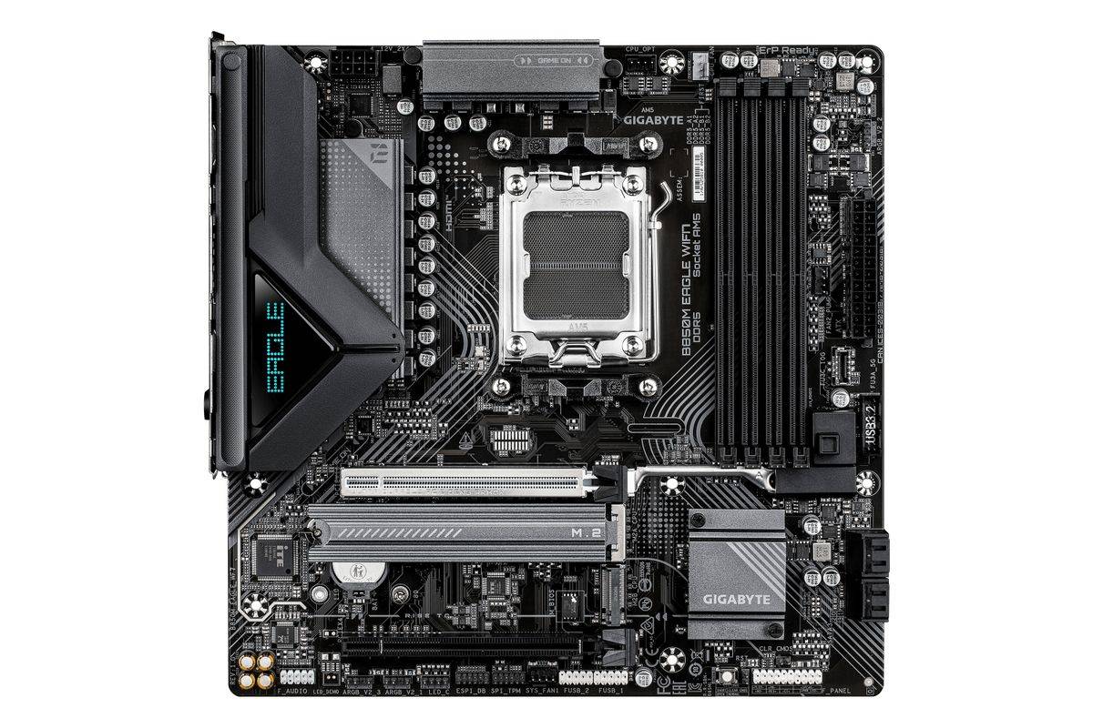 Gigabyte B850M EAGLE WIFI7 - Motherboard - micro ATX - Socket AM5 - AMD B850 Chipsatz - USB-C 3.2 Gen2, USB 3.2 Gen 2, U-1