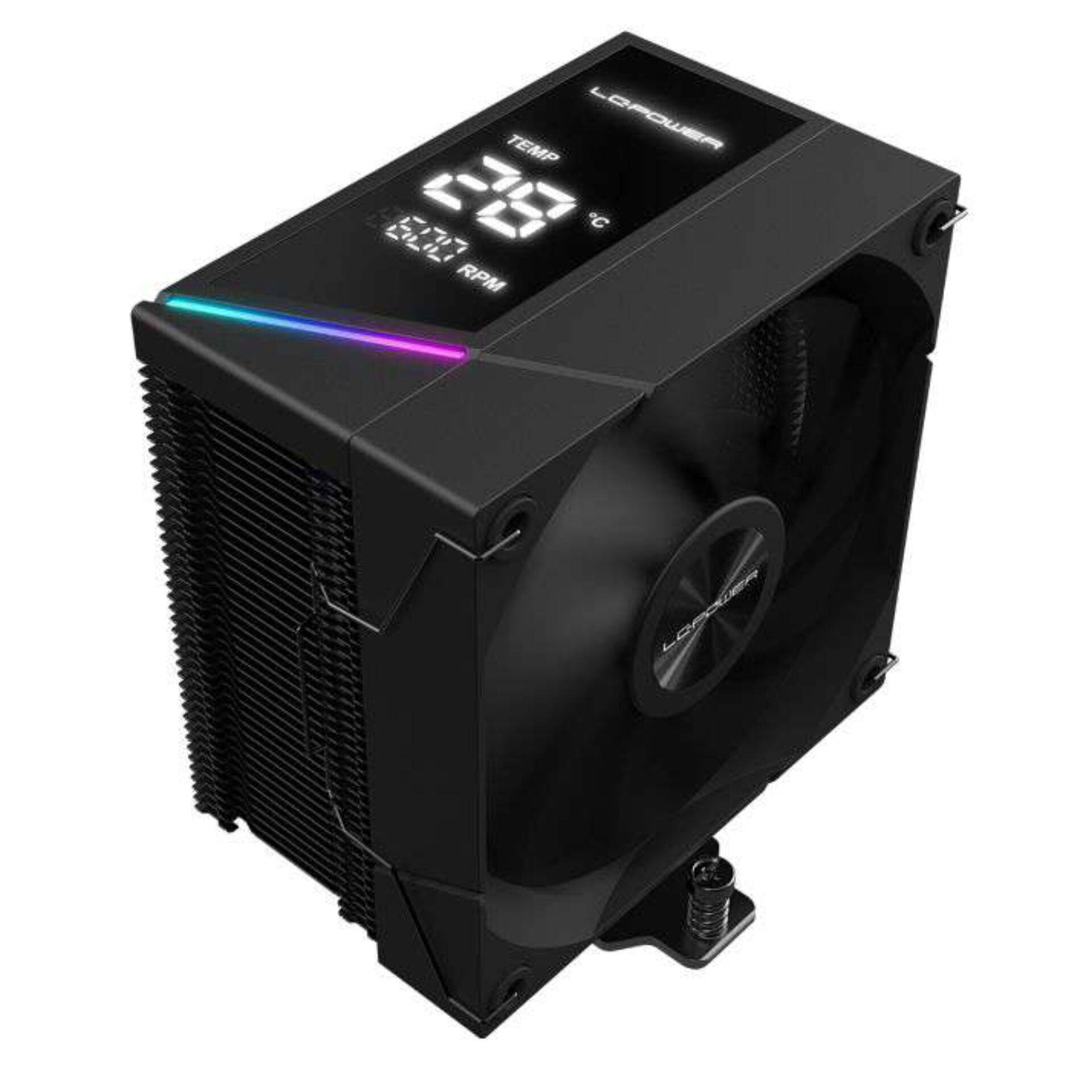 LC-Power LC-CC-120-DB6 DIGI, Gaming CPU-Kühler mit Heatpipes, Intel/AMD bis 230W-0