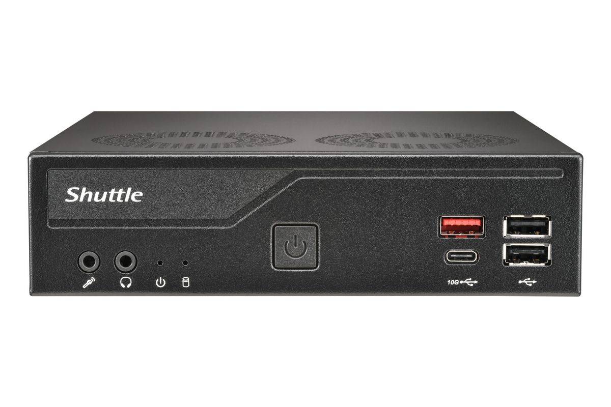 Shuttle Barebone slim DH810 Intel/SO-DDR5/black Multimedia-Technik Barebones-0