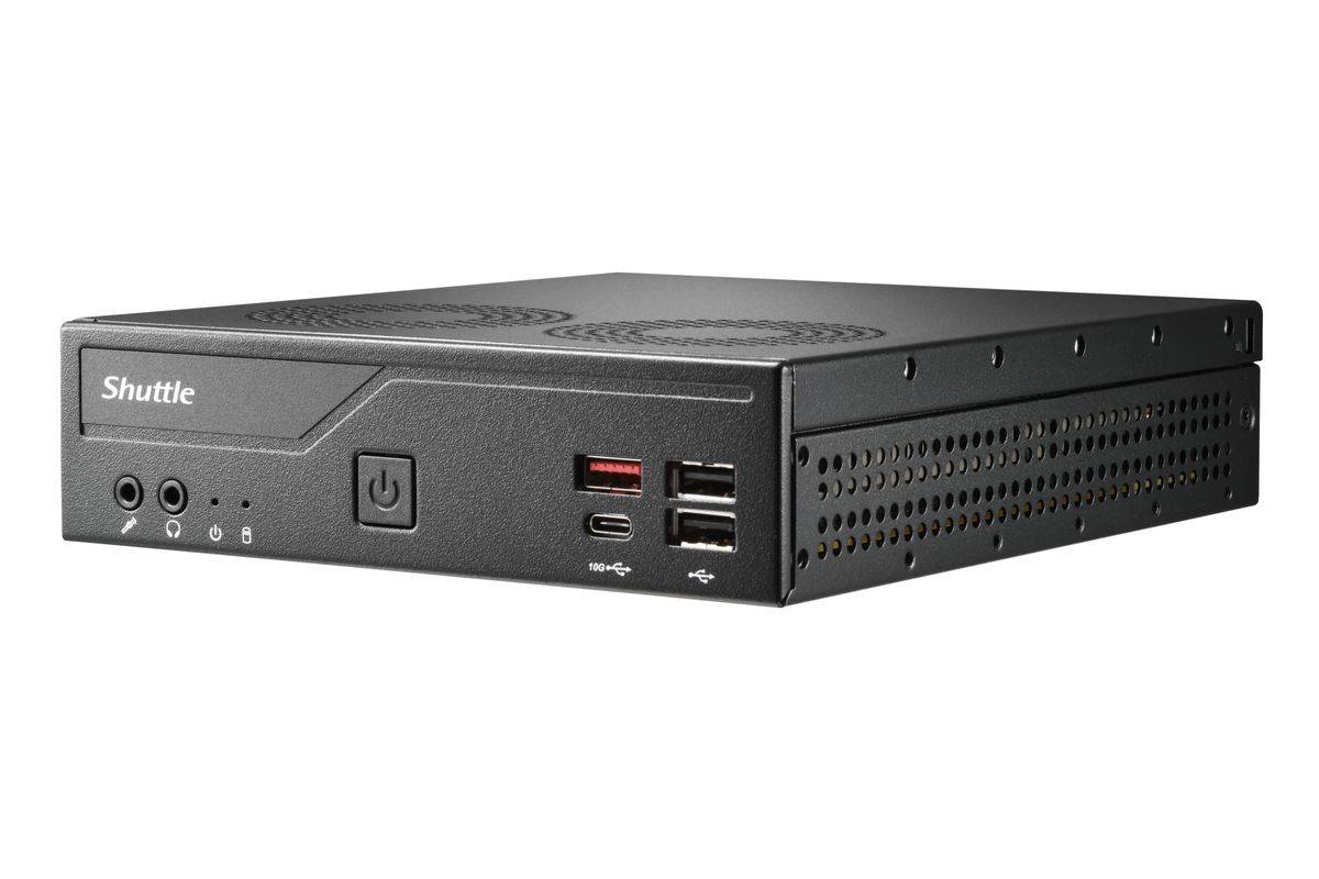 Shuttle Barebone slim DH810 Intel/SO-DDR5/black Multimedia-Technik Barebones-1