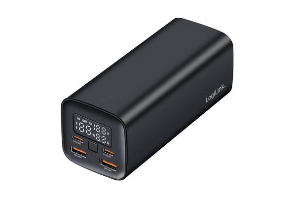Logilink Mobile Power Bank, 20.000 mAh, PD 65 W, black Energie & USV Powerbanks