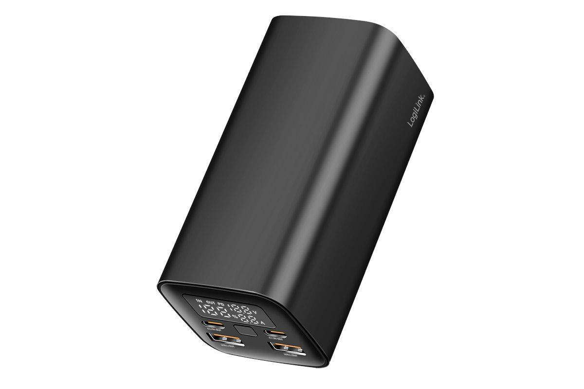 Logilink Mobile Power Bank, 20.000 mAh, PD 65 W, black Energie & USV Powerbanks-2