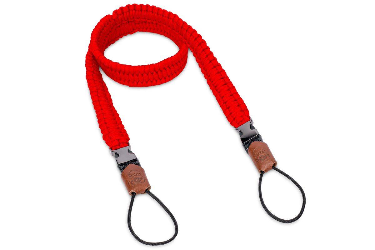 C-ROPE Kameragurt Traveler aus Paracord 100cm Bright Red retail-0