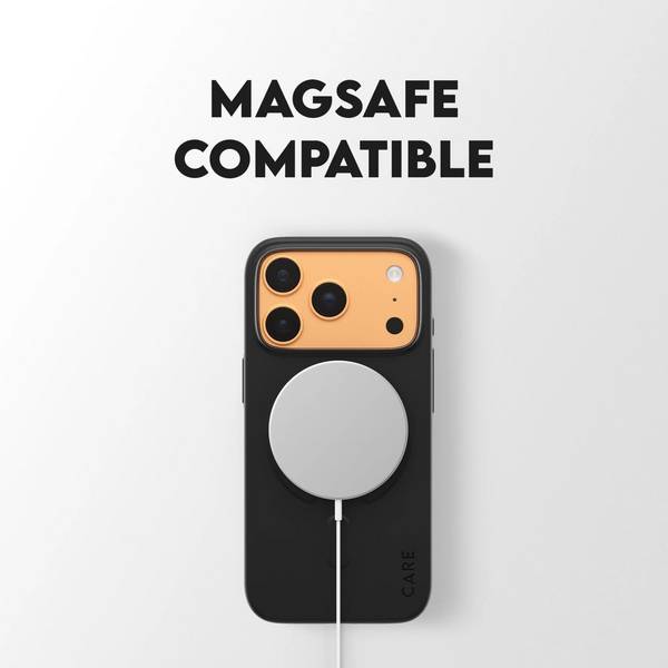 PanzerGlass CARE™ by ® SL1M Case Schwarz m. MagSafe iPhone 17 Pro, Cover, Apple, Apple - iPhone 17 Pro, Schwarz