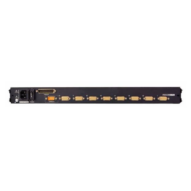 ATEN CL5708M 43cm LCD KVM Switch, USB-PS/2,VGA, 8 Port, US-Layout KVM-Switches / PC-Shares VGA-2