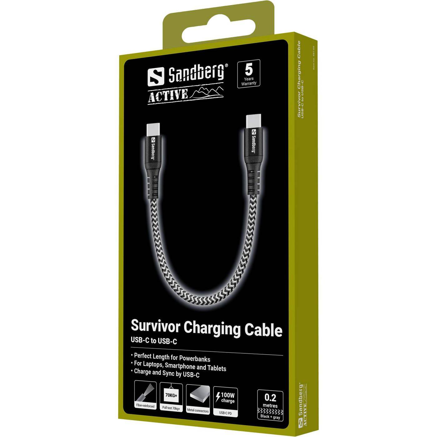 SANDBERG Survivor - USB-Kabel - 24 pin USB-C (M)-4