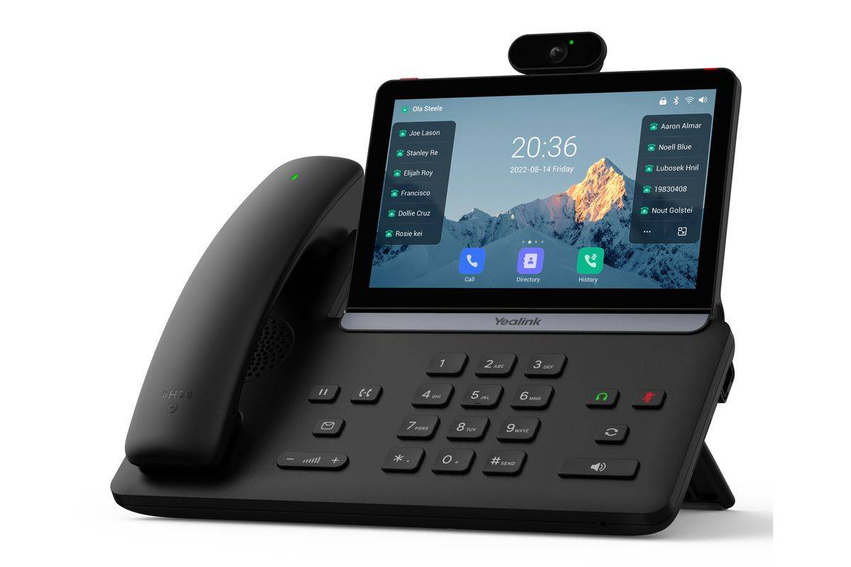 Yealink SIP-T88V Pro - VoIP-Telefon - mit Frontkamera digital (5 MP)-2