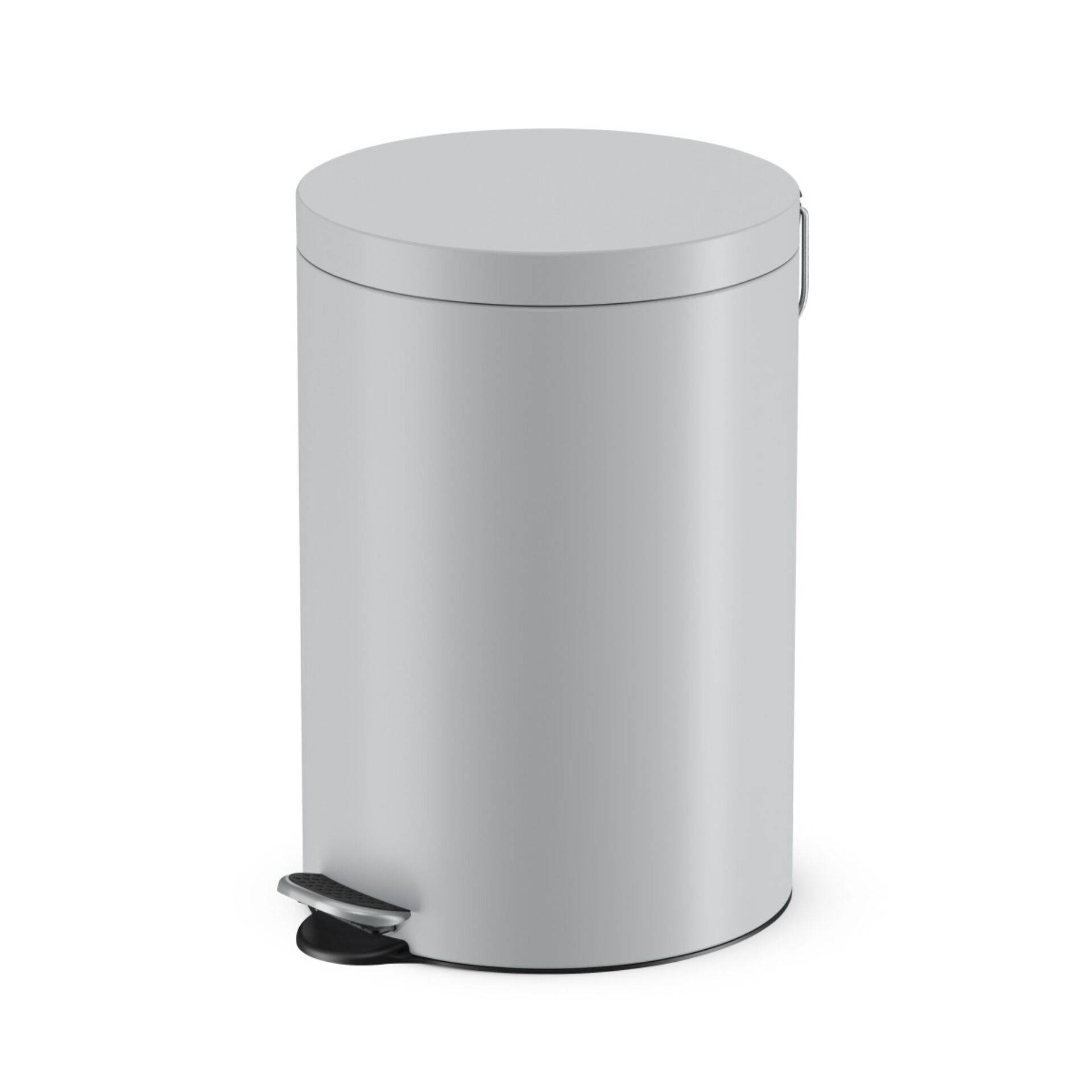 Tretabfallsammler Selekta 20l D290xH435mm Stahlbl.grau HAILO-0