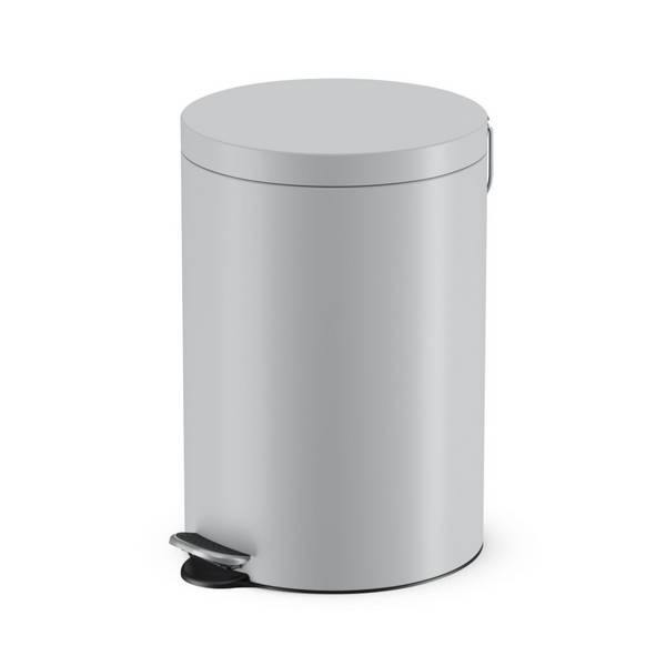 Tretabfallsammler Selekta 20l D290xH435mm Stahlbl.grau HAILO