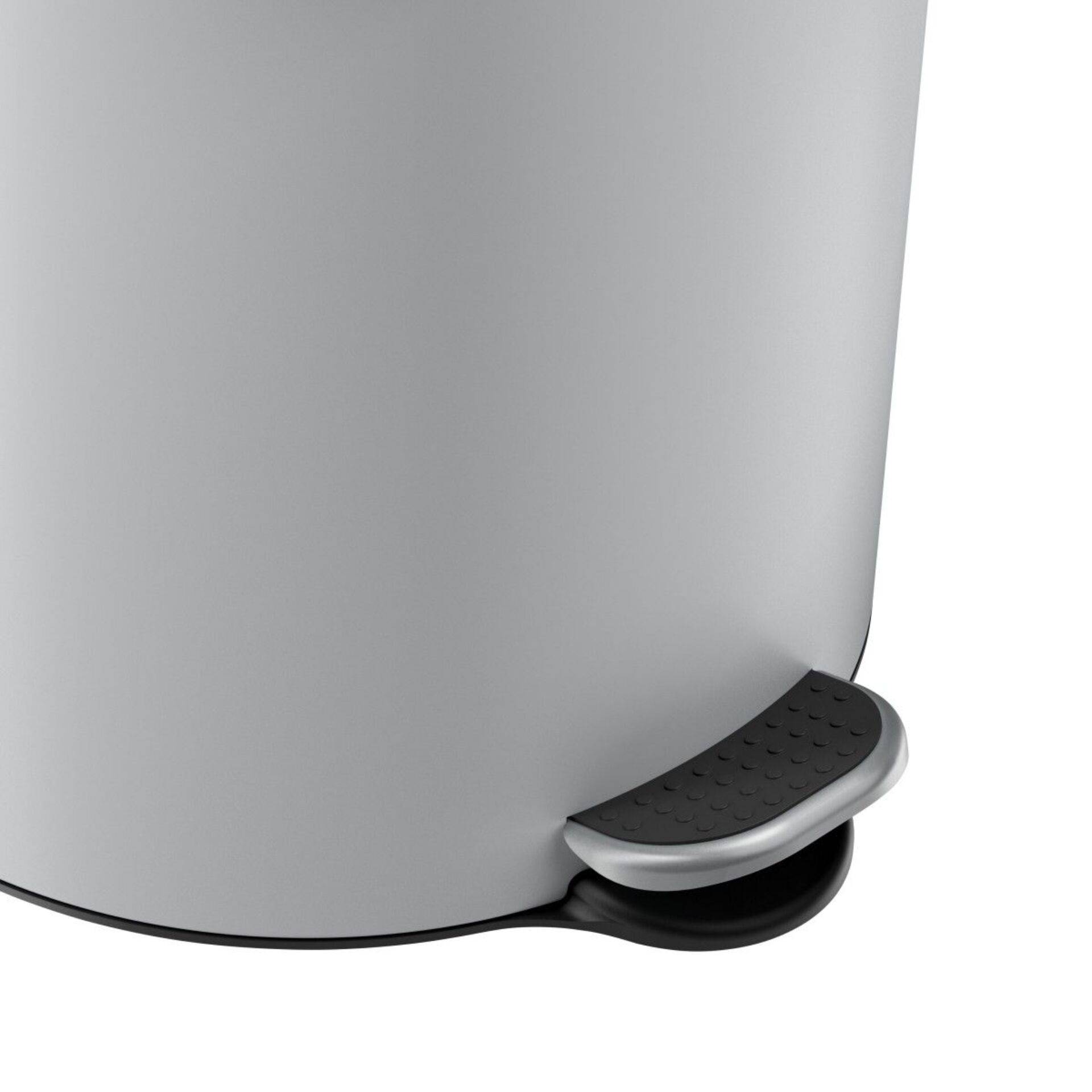 Tretabfallsammler Selekta 20l D290xH435mm Stahlbl.grau HAILO-1