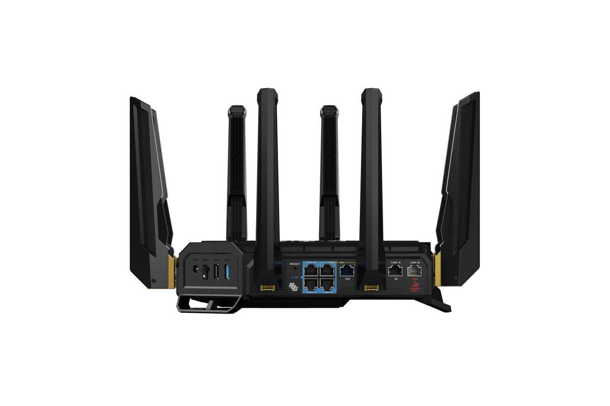 ASUS WL-Router ROG 20th Edition GT-BE98 BE25000 WiFi7 Multimedia-Technik Wireless Router-5