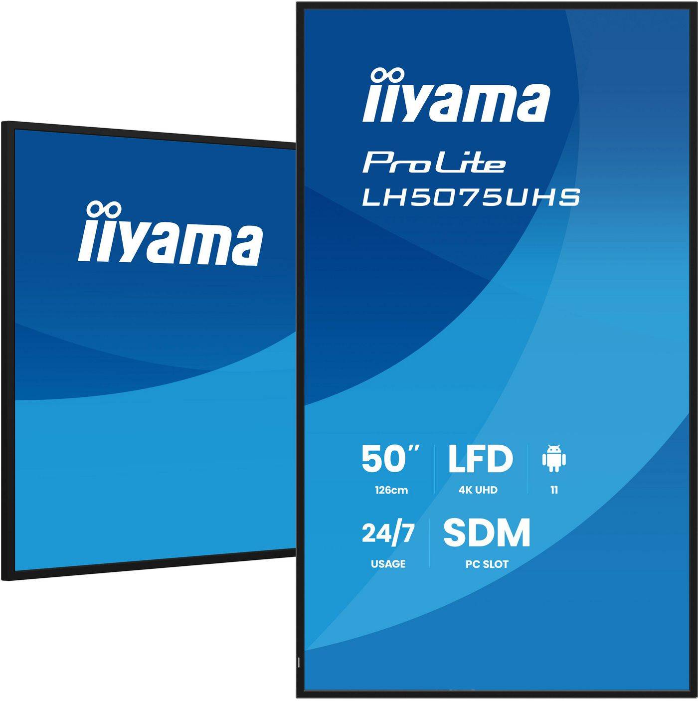 iiyama ProLite 127 cm 50 Zoll Diagonalklasse LCD-Display mit LED-Hintergrundbeleuchtung Digital Signage integrierter-5