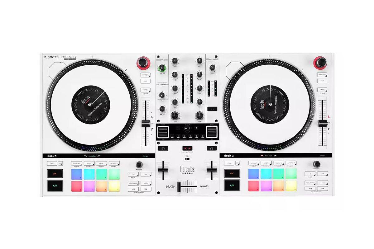Hercules Mixersteuerung DJ Control Inpulse T7 White Edition retail-0