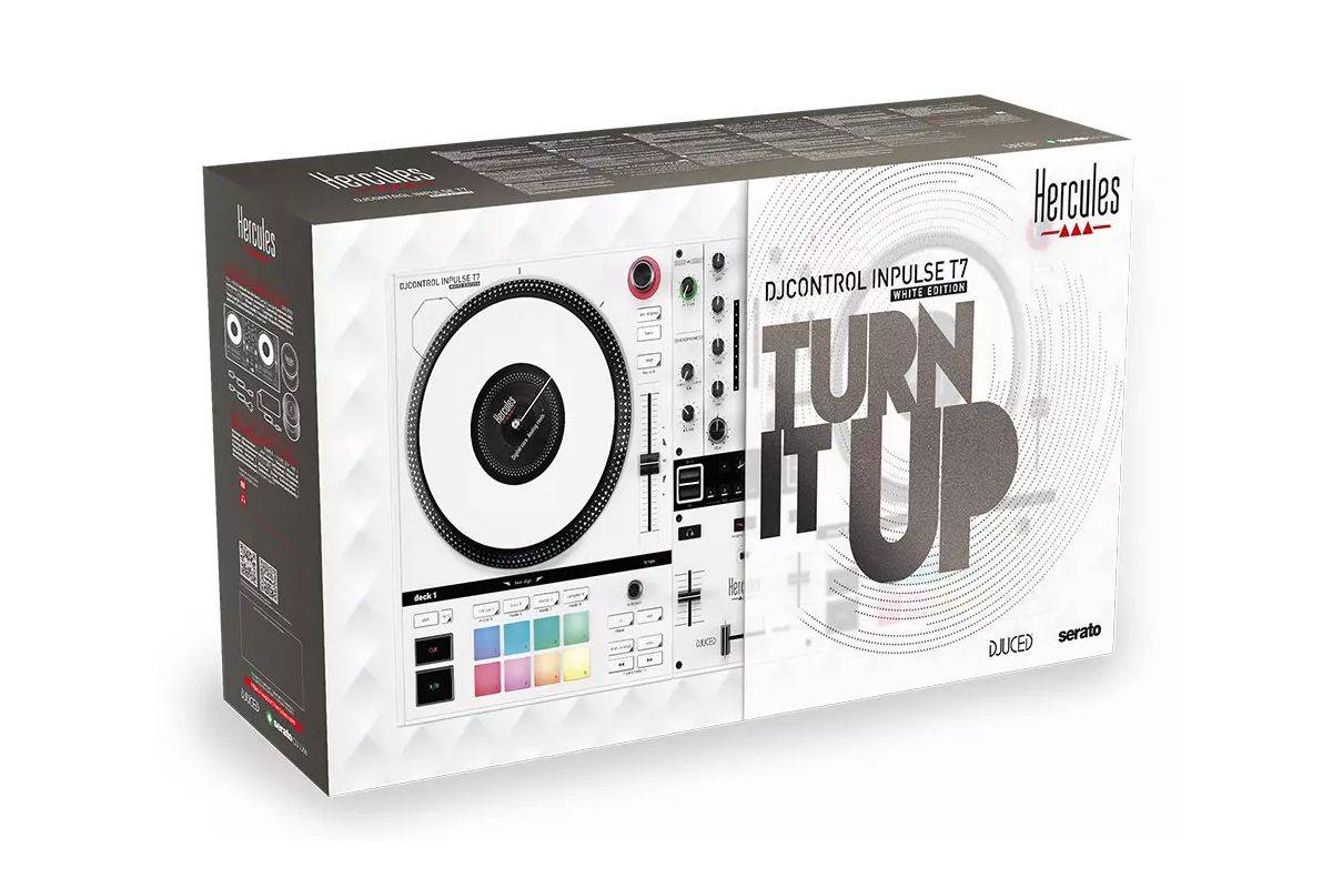 Hercules Mixersteuerung DJ Control Inpulse T7 White Edition retail-3