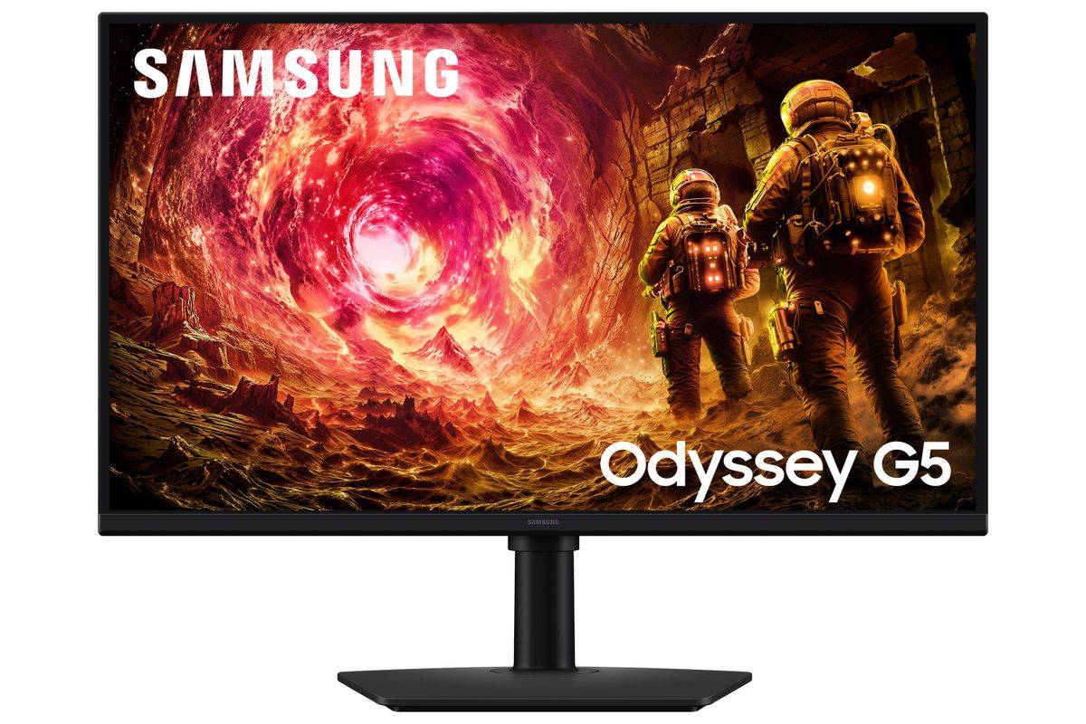 Samsung Odyssey G5 S27FG502EU G50F Series LED-Monitor Gaming 68,6 cm 27" 2560 x 1440 QHD @ 180 Hz Fast IPS 300 cd/m²-0