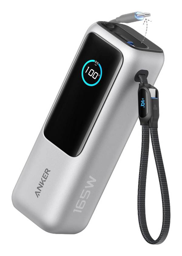 ANKER PowerBank 25.000mAh 165W silber Telekommunikation, UCC & Wearables Smartphone Zubehör &