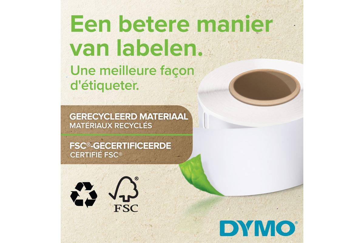 Dymo Klebstoff - weiß - 57 x 32 mm 1000 Etikett(en) (24 Rolle(n)-3