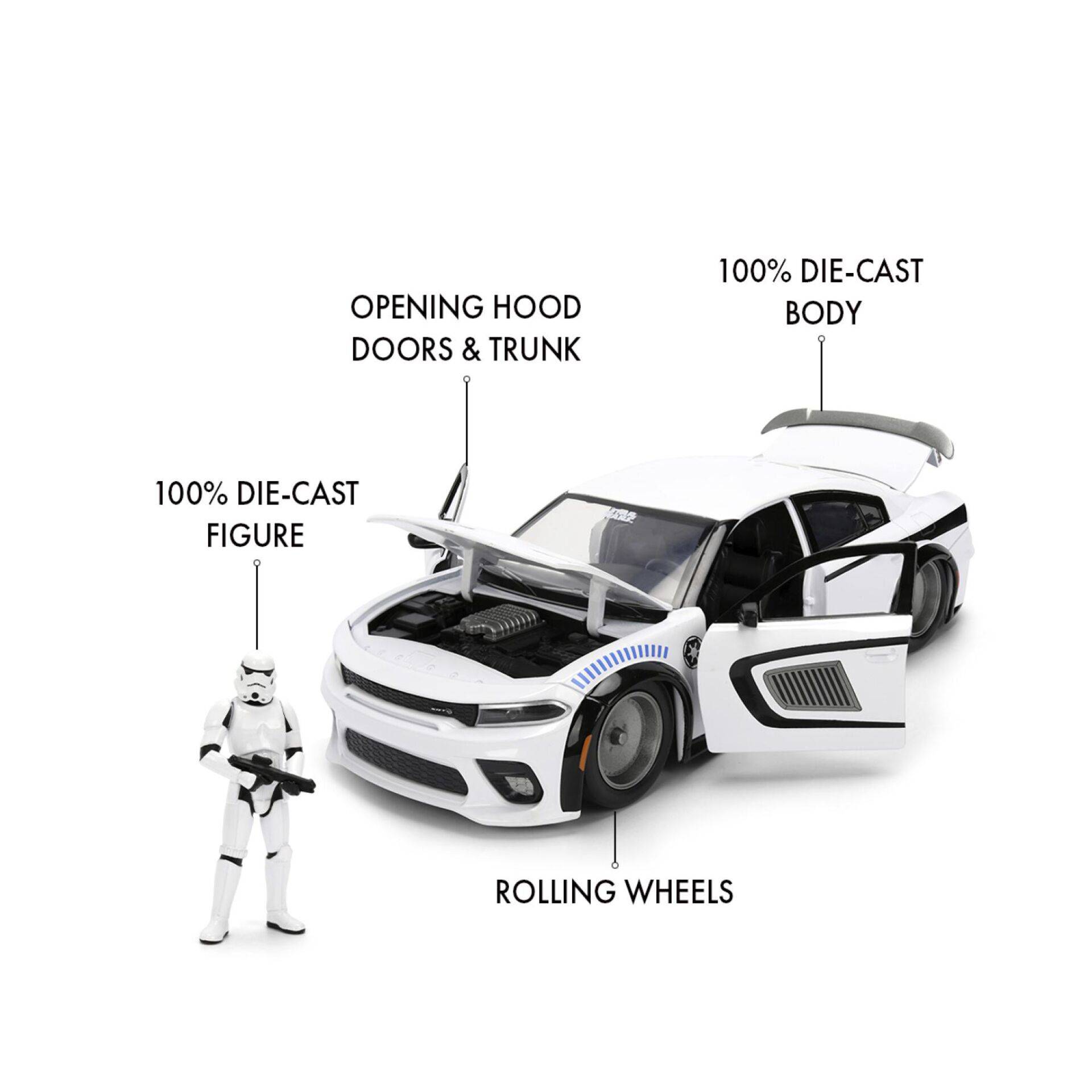 Jada Toys Star Wars Storm Trooper Dodge 1 24 9336478314R00-3