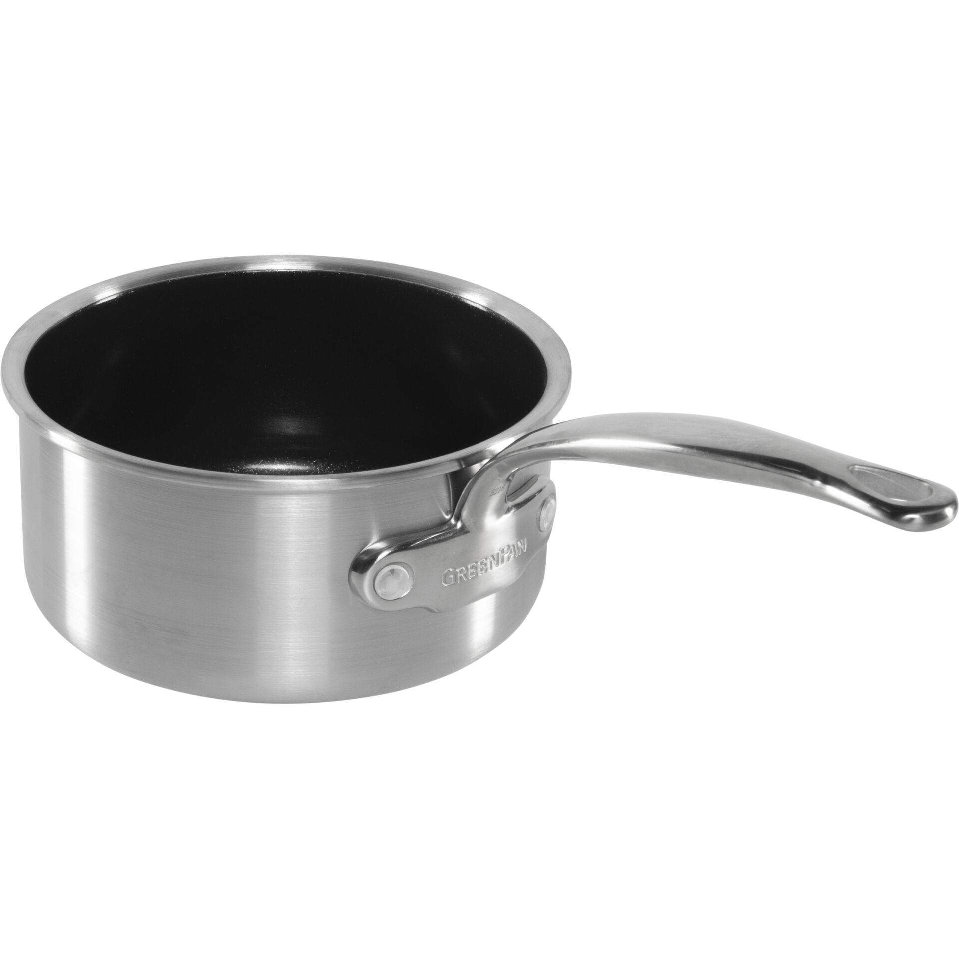 GreenPan Premiere, Rund, Schwenkpfanne, Silber, Edelstahl, 220 °C, Edelstahl-1