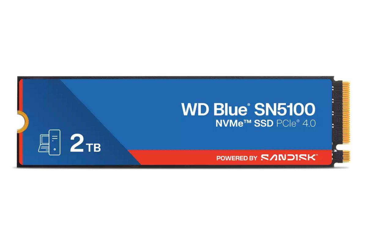 WD Blue SN5100 - SSD - 2 TB - intern - M.2 2280 - PCIe 4.0 (NVMe)-0