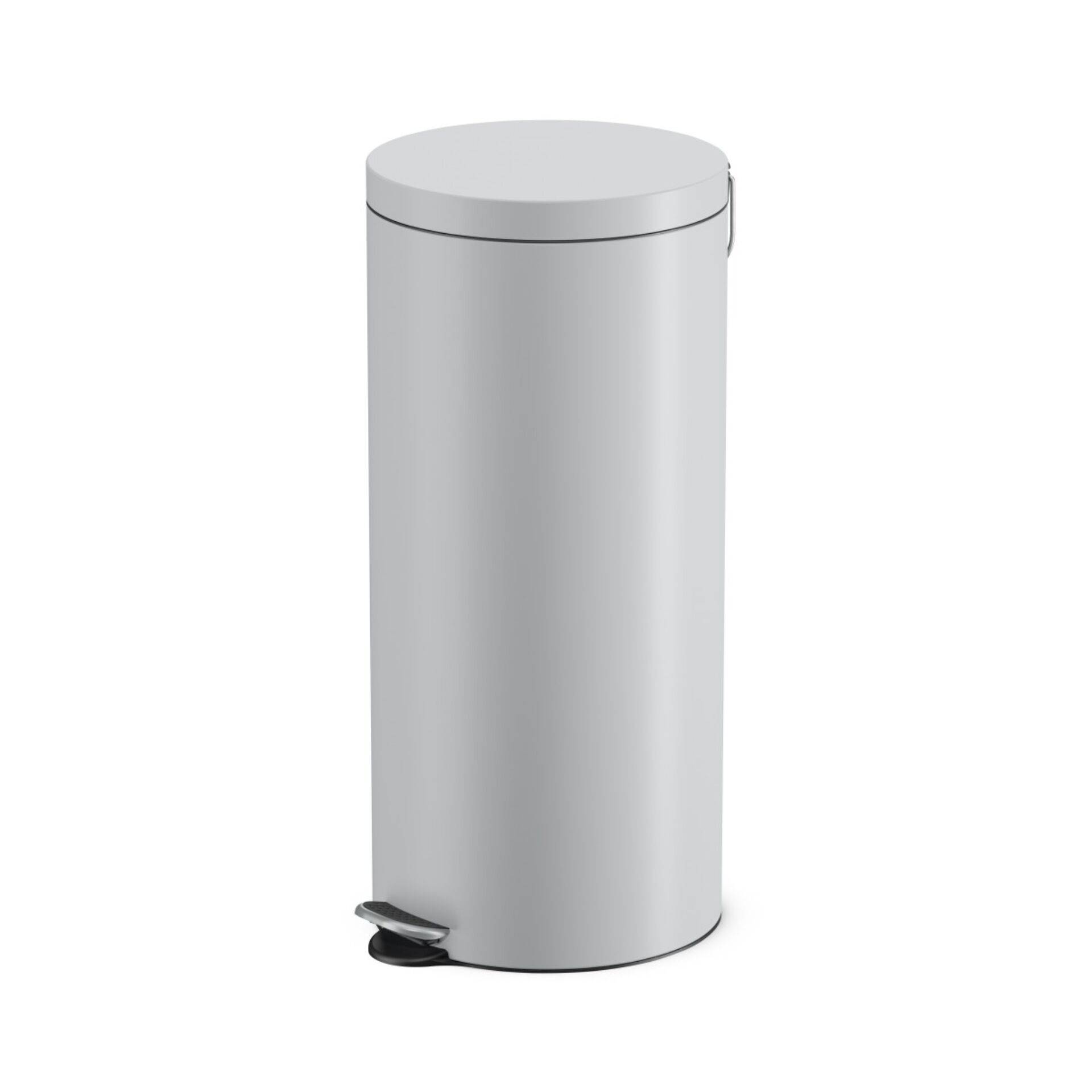 Tretabfallsammler Selekta 30l D290xH640mm Stahlbl.grau HAILO-0