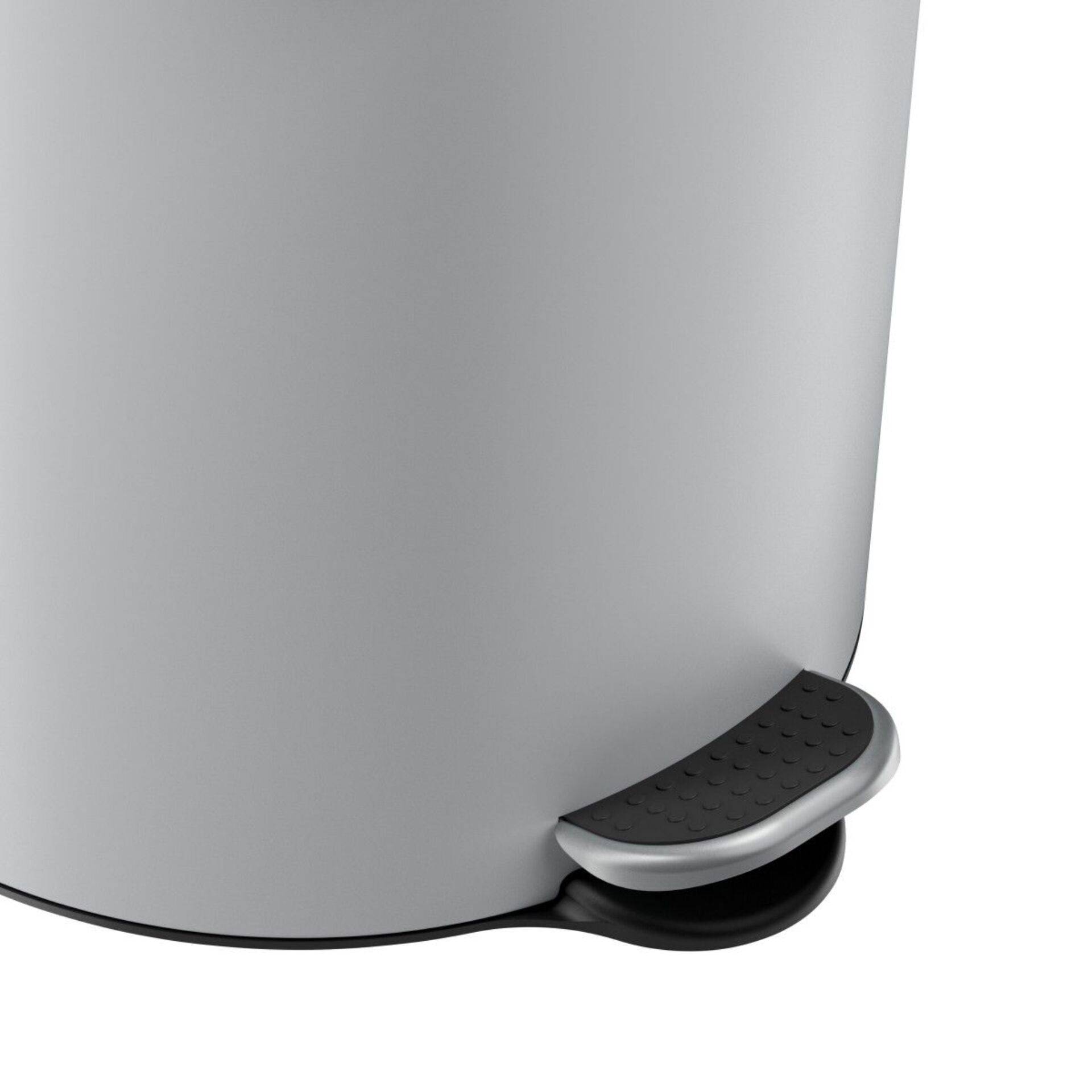 Tretabfallsammler Selekta 30l D290xH640mm Stahlbl.grau HAILO-1