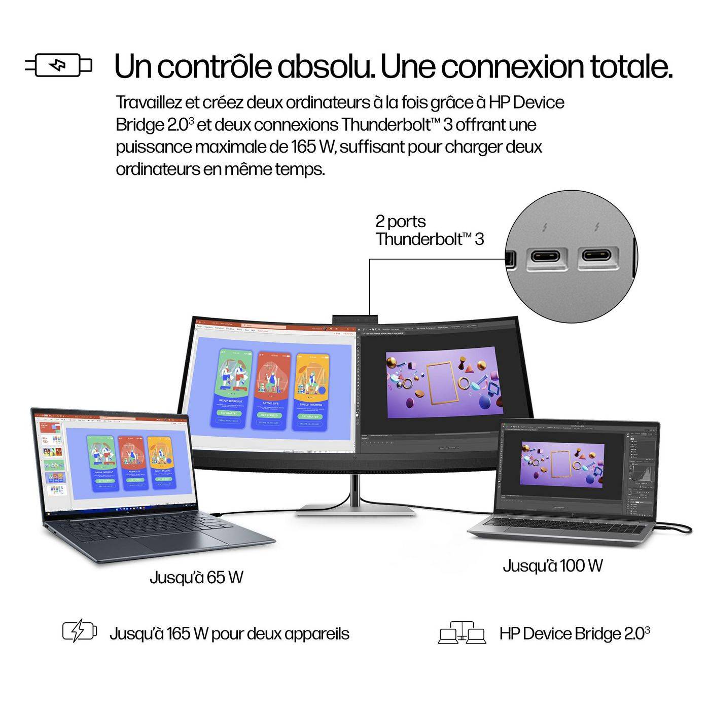 HP - Series 7 Pro 39.7 inch 5K2K Conferencing Monitor-740pm - 100,8 cm-5