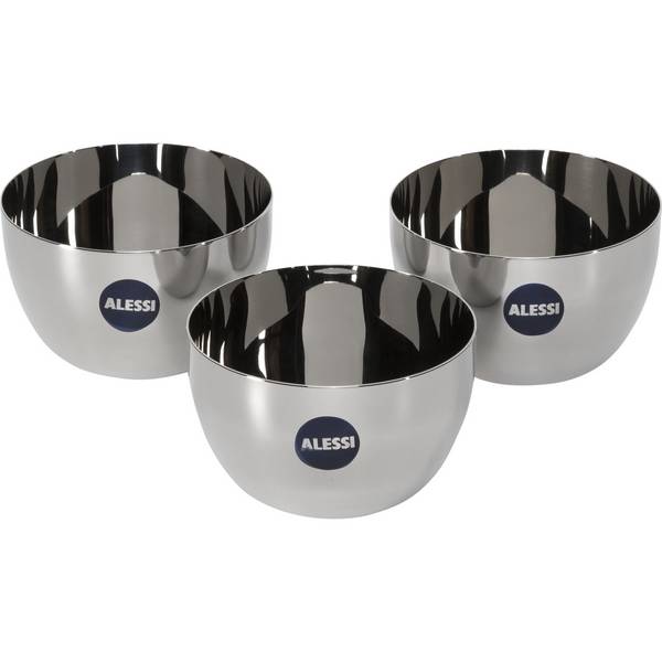 Alessi Mami 3-teiliges Schalenset chrom