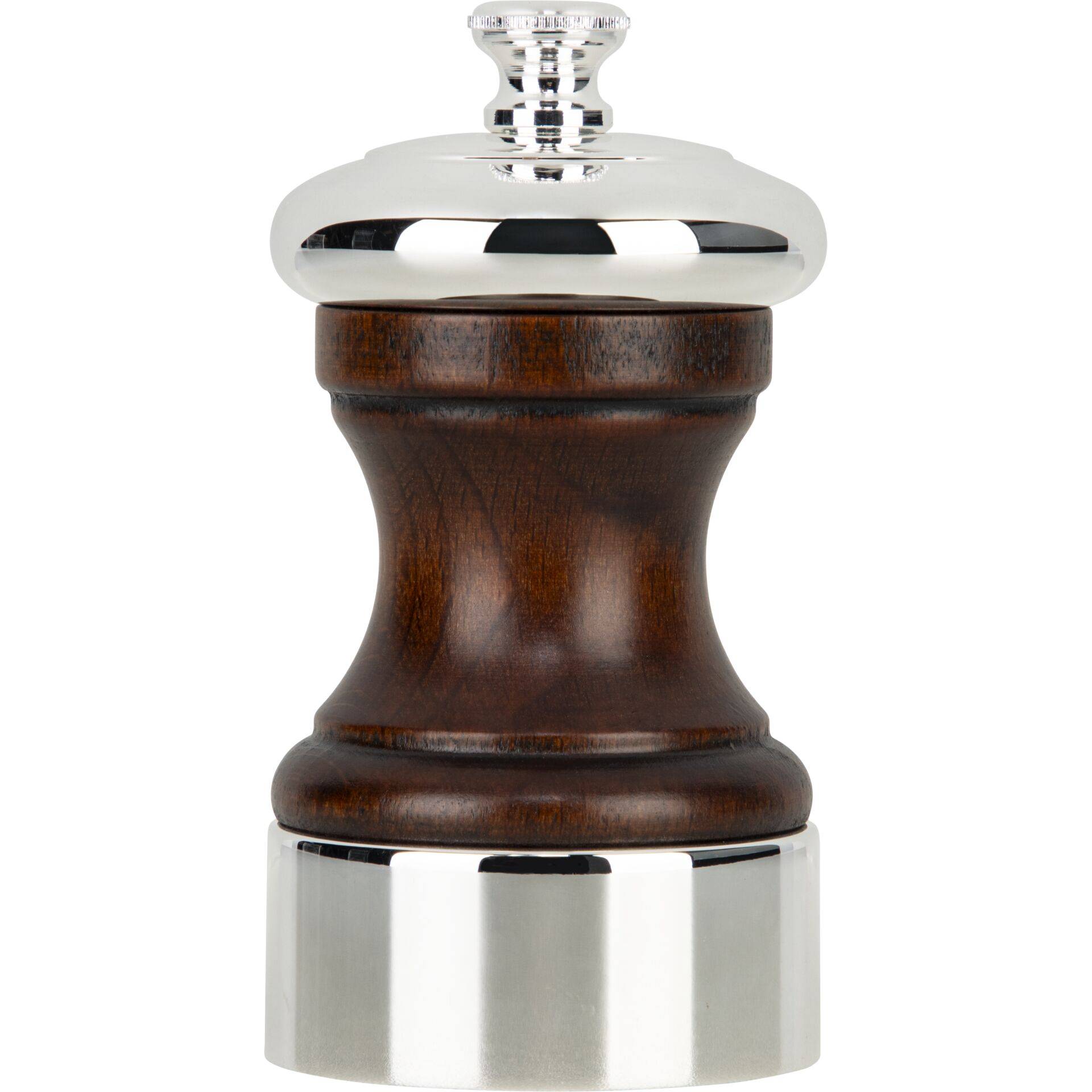 Peugeot Saveurs PALACE Pfeffermühle SILVERPLATE/WOOD 10 cm-0