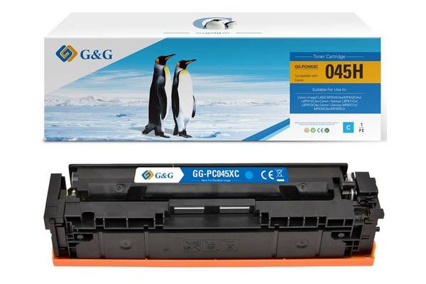 G&G | Ninestar XL-Toner kompatibel mit Canon 045H/1243C002 - Kompatibel - Tonereinheit