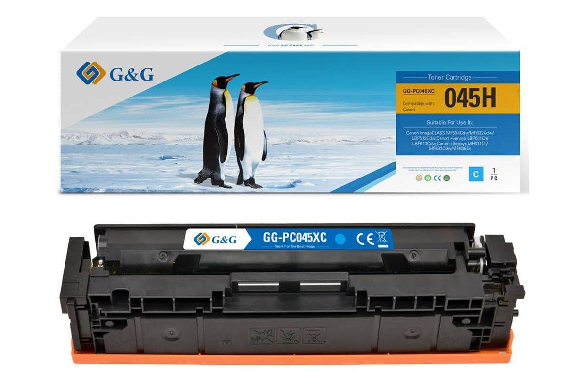 G&G | Ninestar XL-Toner kompatibel mit Canon 045H/1243C002 - Kompatibel - Tonereinheit-0