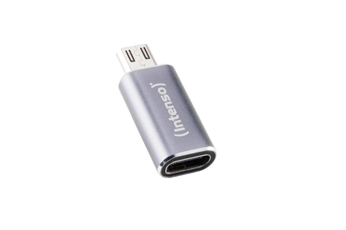 Intenso 3-pack Usb Adapter Usb-C -> Usb-Micro C480M Aluminiu - Adapter - Digital/Daten-1