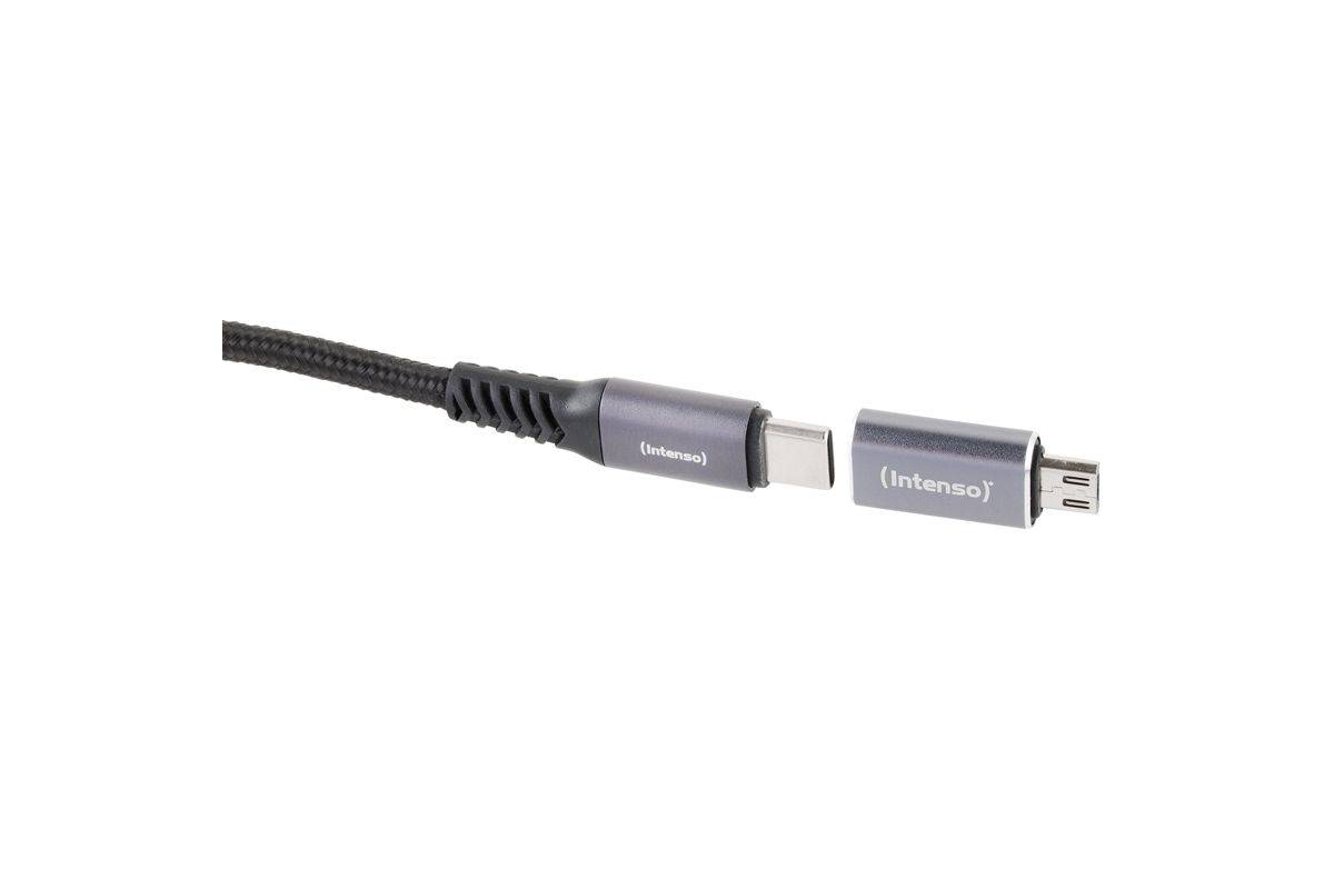 Intenso 3-pack Usb Adapter Usb-C -> Usb-Micro C480M Aluminiu - Adapter - Digital/Daten-2