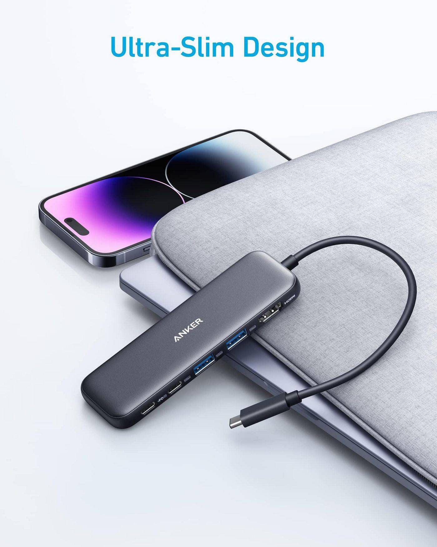 ANKER 332 USB-C Hub (5-in-1) Eingabe / Ausgabe Dockingstations und Hubs-4