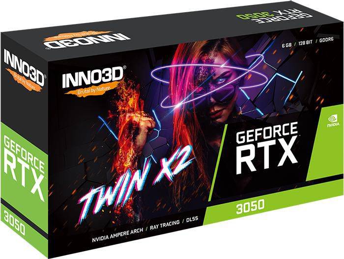 Inno3D TWIN X2 V2 - Grafikkarte - GF RTX 3050-1
