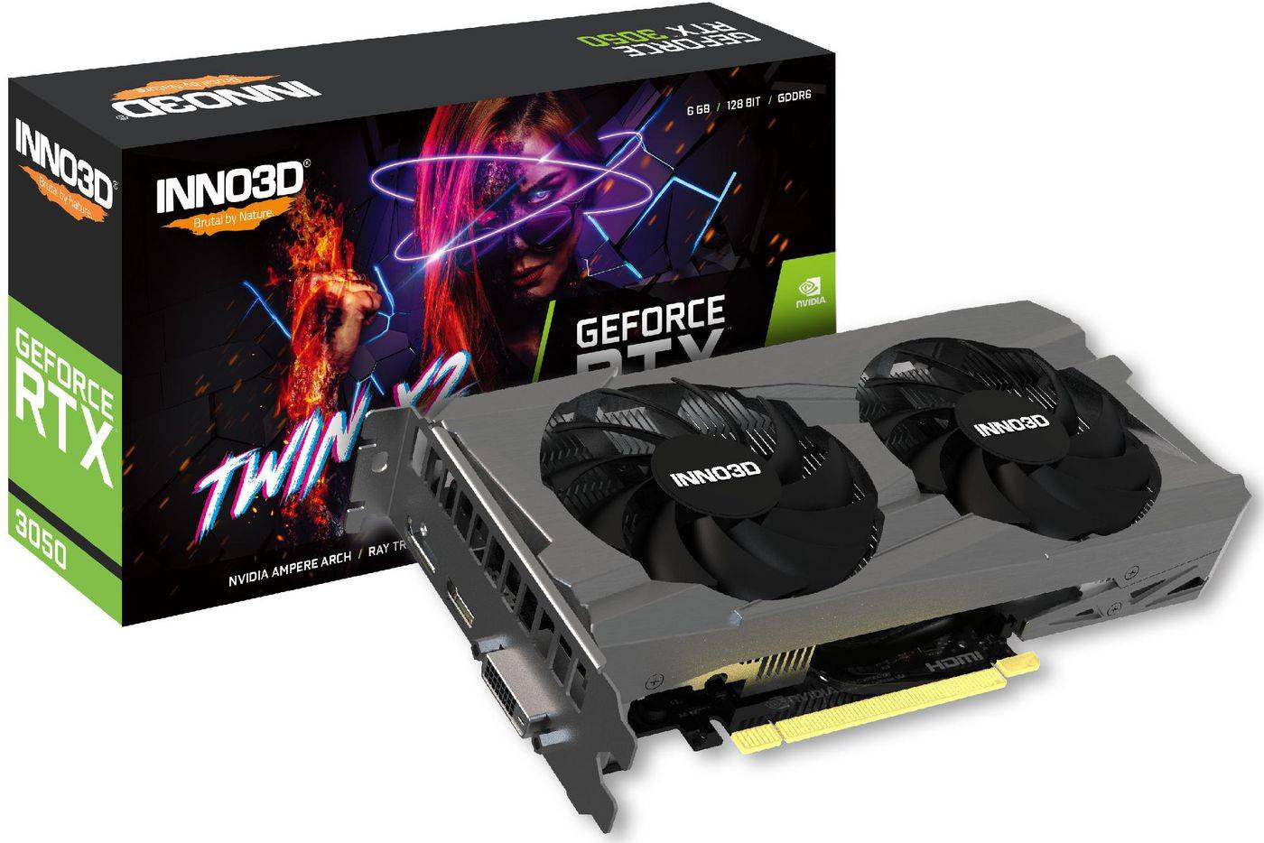 Inno3D TWIN X2 V2 - Grafikkarte - GF RTX 3050-2