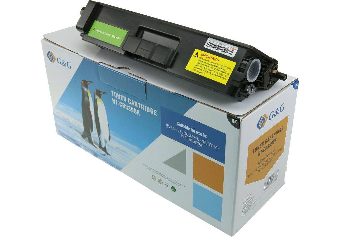 G&G | Ninestar Toner kompatibel mit Brother TN-900 BK - Kompatibel - Tonereinheit-0