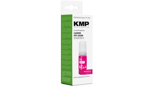 KMP Patrone Canon PFI050M 5700C001 magenta kompatibel - Kompatibel - Tintenpatrone