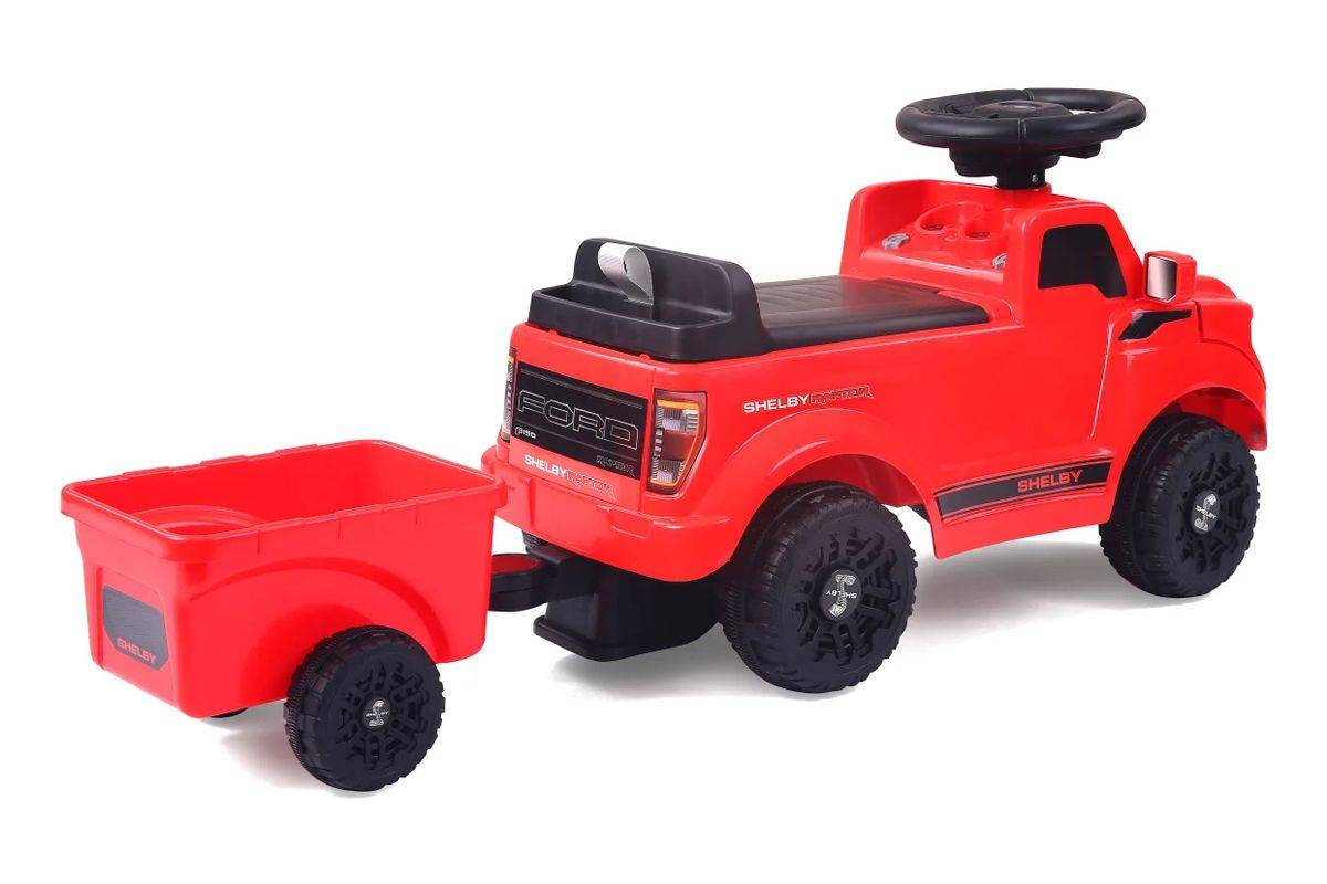 Jamara Rutscher Shelby Ford F-150 Raptor mit Anhänger rot Multimedia-Technik-5