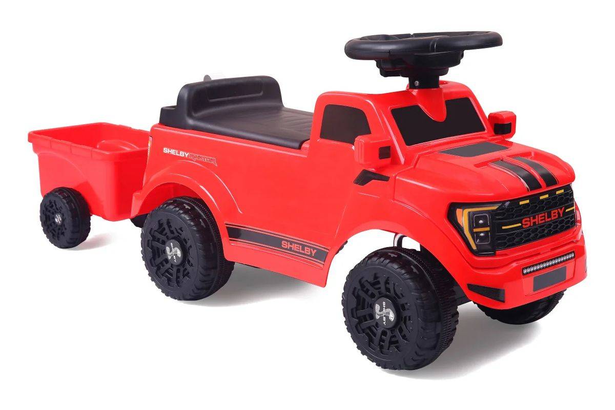 Jamara Rutscher Shelby Ford F-150 Raptor mit Anhänger rot Multimedia-Technik-4