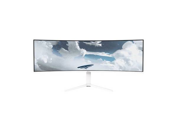 Arozzi Nova 49” Curved, 124,5 cm (49"), 5120 x 1440 Pixel, Dual QHD, LED, 4 ms, Weiß